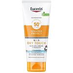 Eucerin Sun Protection Sensitive Protect Kids Dry Touch слънцезащитен гел-крем за деца SPF50+, 200 мл | Еусерин, Сън Протекшън