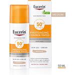 Eucerin Sun Protecion Слънцезащитен крем за лице оцветен медиум SPF50 50 мл | Еусерин, Сън Протекшън