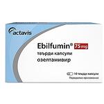 Teva Ебилфумин 75 мг 10 капсули | Тева