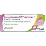 Teva Кандесартан НСТ Актавис 16 мг/12.5 мг 30 таблетки | Тева