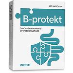 Wedo B-protekt капсули за силен имунитет и чревно здраве, 20 бр. | Ведо, Б-протект