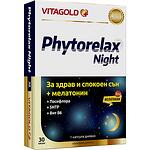 Vitagold Phytorelax Night капсули с мелатонин 1 мг, 30 бр. | Витаголд, Фиторелакс