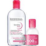 Bioderma Sensibio H2O мицеларен разтвор, 500 мл + почистващи тампони | Биодерма, Сенсибио