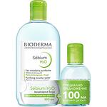 Bioderma Sebium H2O мицеларен разтвор, 500 мл + 100 мл | Биодерма, Себиум