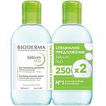 Bioderma Sebium H20 мицеларна вода, 2 бр. х 250 мл | Биодерма, Себиум