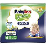 Babylino Sensitive Cotton Soft бебешки гащички No 6, 13 кг - 18 кг, 31 бр. | Бейбилино