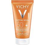 Vichy Capital Soleil Dry Touch слънцезащитен матиращ флуид за лице, оцветен SPF50+, 50 мл | Виши, Капитал Солей