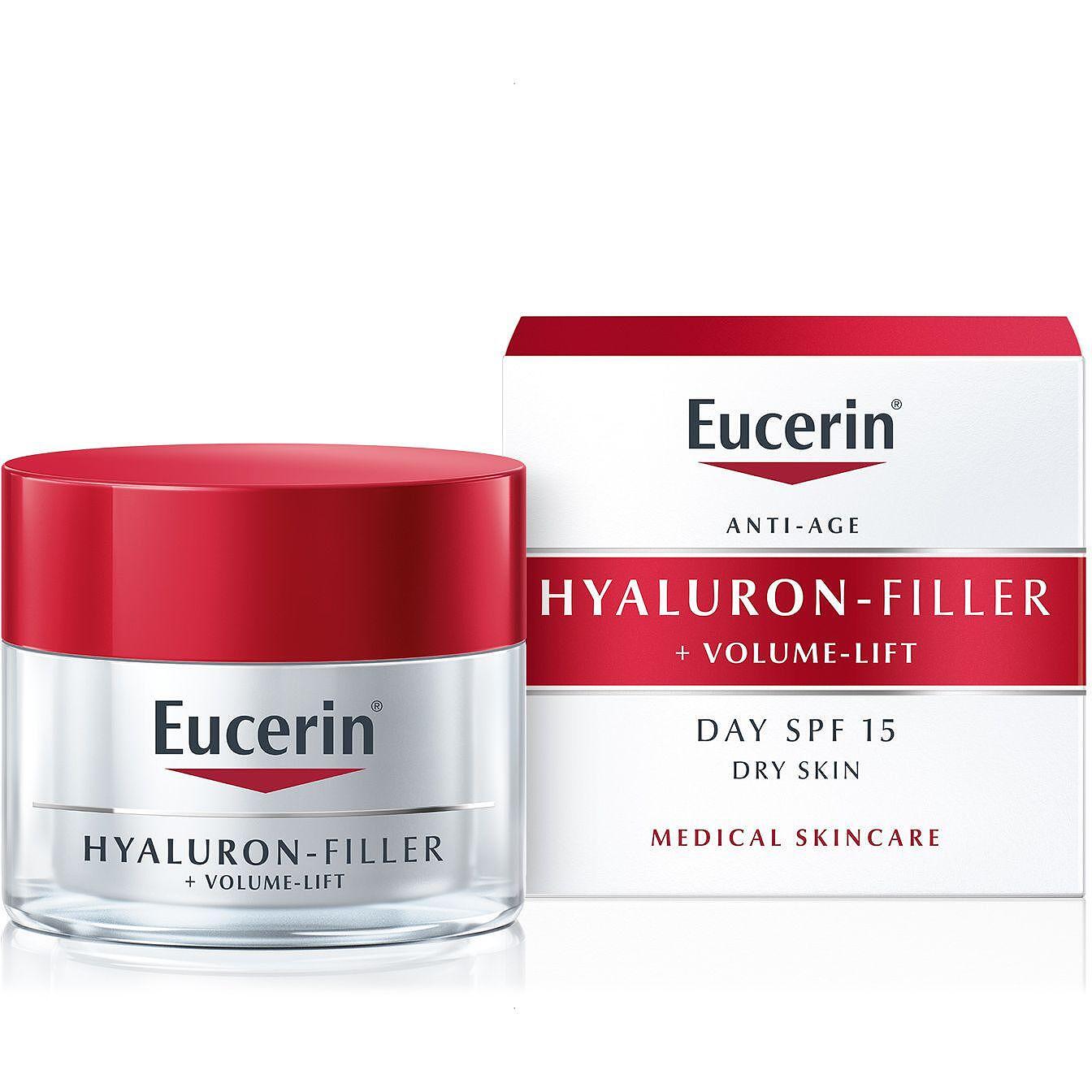 Eucerin Hyaluron-Filler + Volume Lift дневен крем суха кожа, 50 мл | Еусерин