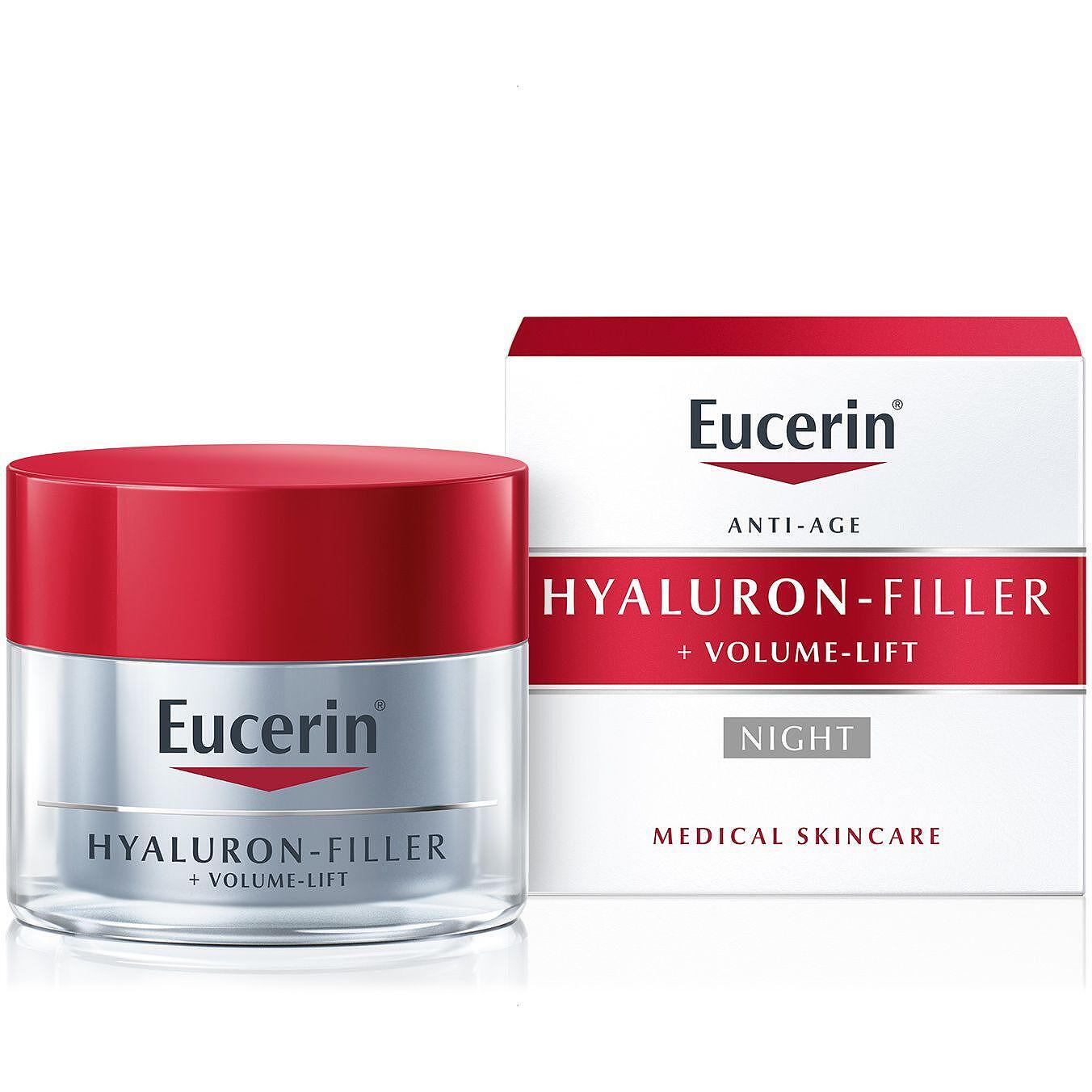 Eucerin Hyaluron-Filler + Volume Lift нощен крем, 50 мл | Еусерин