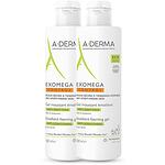 A-Derma Exomega Control емолиентен пенещ се гел, 2 бр. х 500 мл, 1 л | А-Дерма