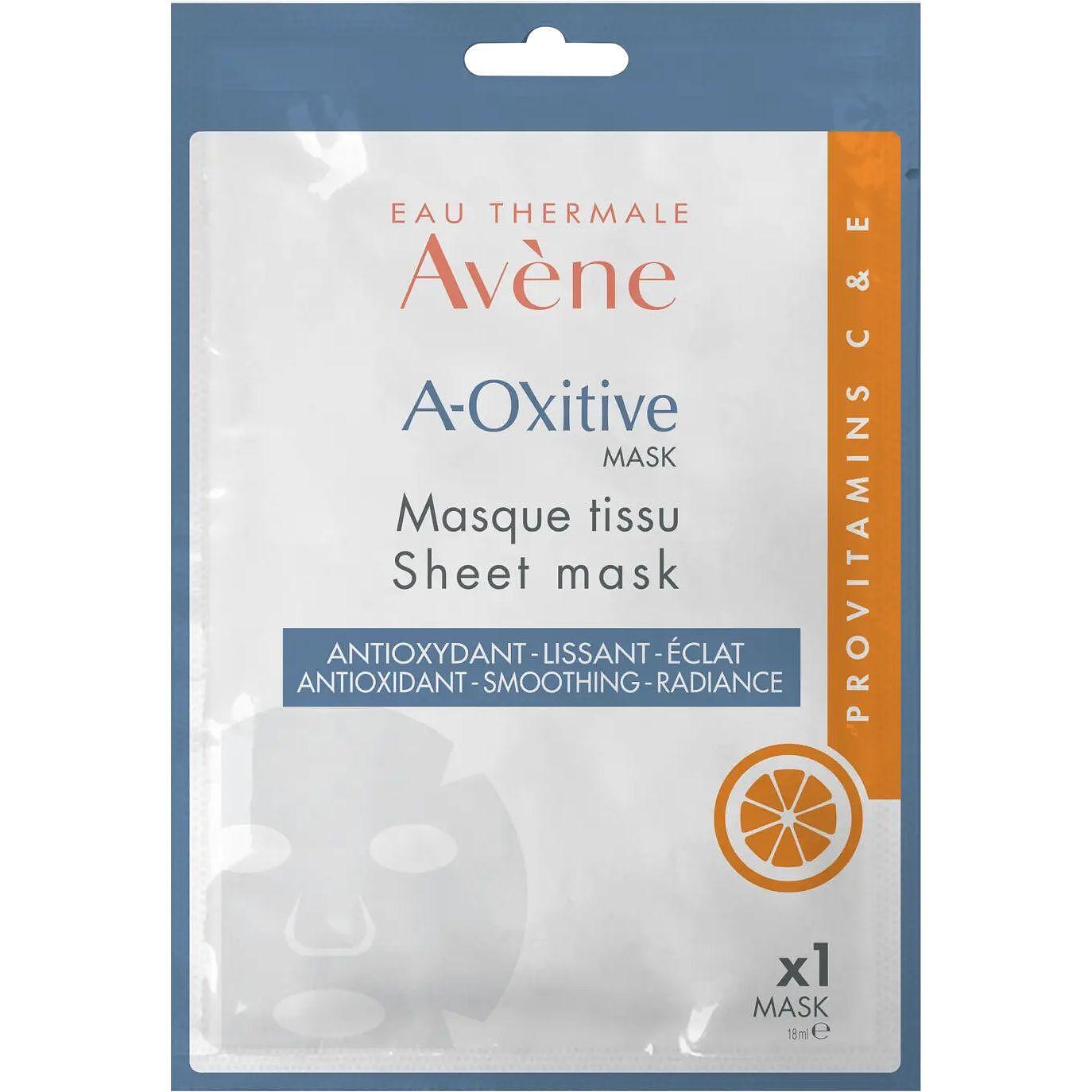 Avene A-Oxitive маска лист с провитамини C и E, 18 мл | Авен