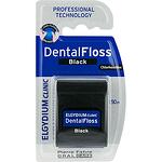 Elgydium DentalFloss Black конец за зъби с хлорхексидин, черен, 1 бр. | Елгидиум