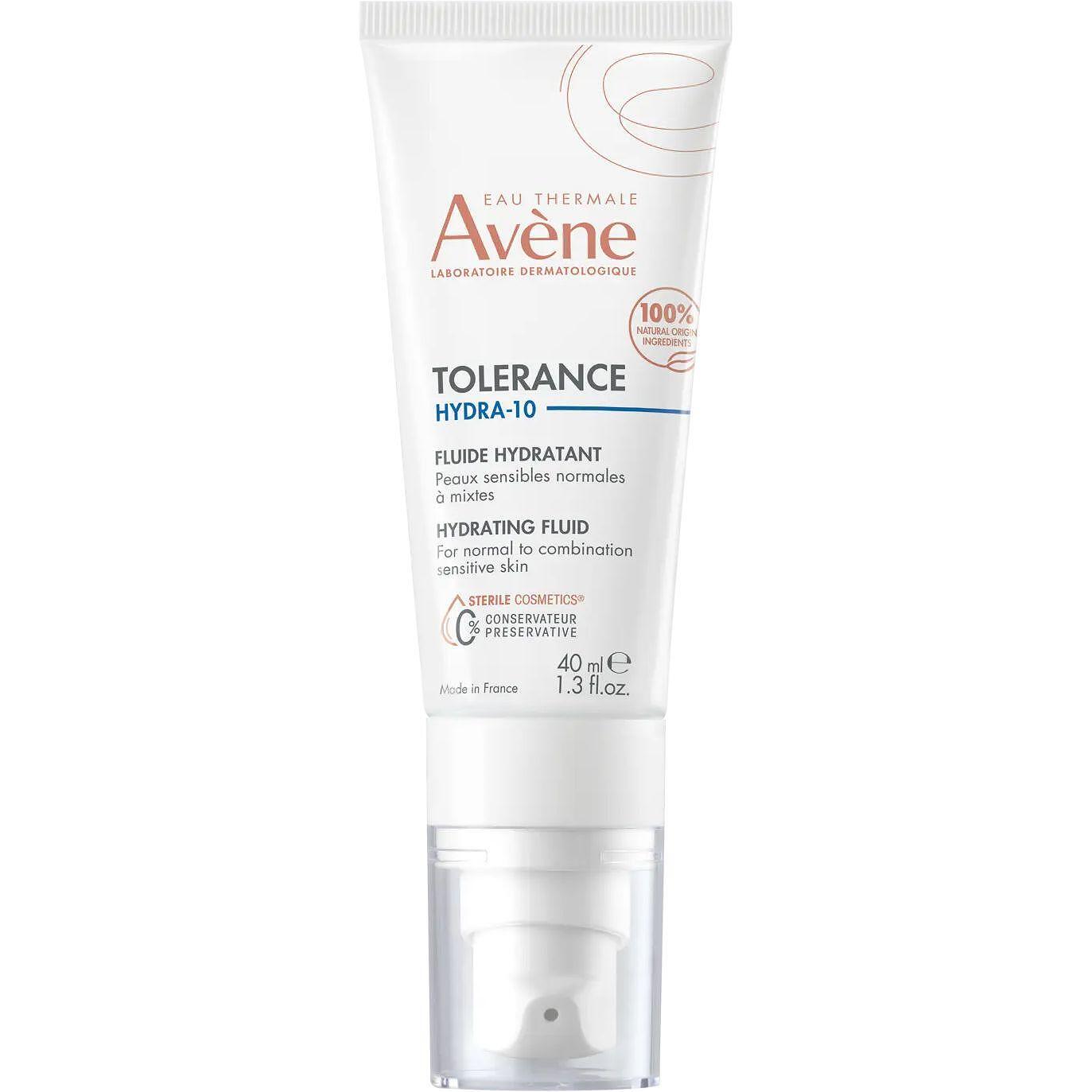 Avene Tolerance Hydra-10 хидратиращ флуид за нормална и чувствителна кожа, 40 мл | Авен