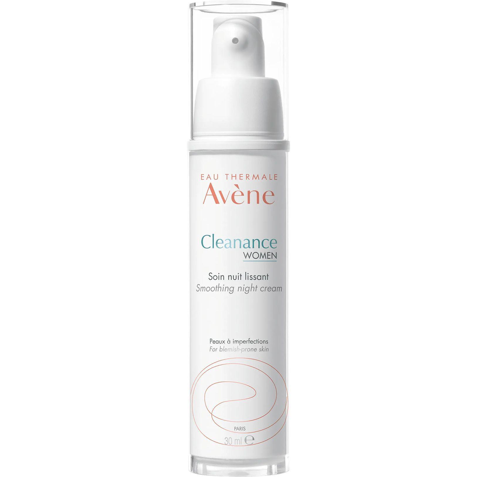 Avene Cleanance Women нощен изглаждащ крем, 30 мл | Авен