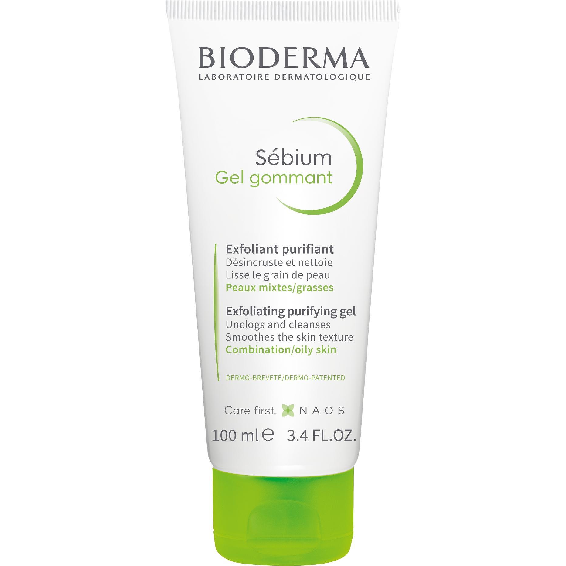 Bioderma Sebium ексфолиращ гел за почистване на лице, 100 мл | Биодерма, Себиум