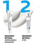 La Roche-Posay Redermic Retinol Eyes околоочен крем за изглаждане и против стареене за чувствителна кожа, 15 мл | Ла Рош-Позе, Ретинол