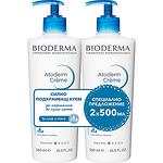 Bioderma Atoderm силно подхранващ крем за нормална и суха кожа, 2 бр. х 500 мл, 1 л | Биодерма, Атодерм