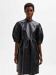 Рокля SLFDONNA 2/4 SHORT LEATHER DRESS B