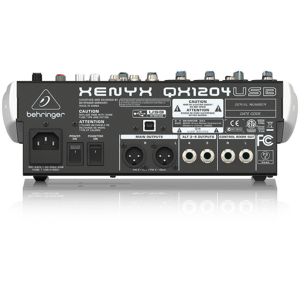 Смесителен пулт Behringer XENYX QX1204 USB