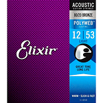 Elixir 11050 Light (12-53) PW струни за акустична китара