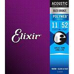 Elixir 11025 Custom Light (11-52) PW струни за акустична китара