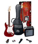 Пакет Електрическа китара SX SE1-SK-CAR, аксесоари