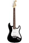 Пакет Електрическа китара SX SE1-SK-BK, аксесоари