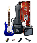 Пакет Електрическа китара SX SE1-SK-EB, аксесоари