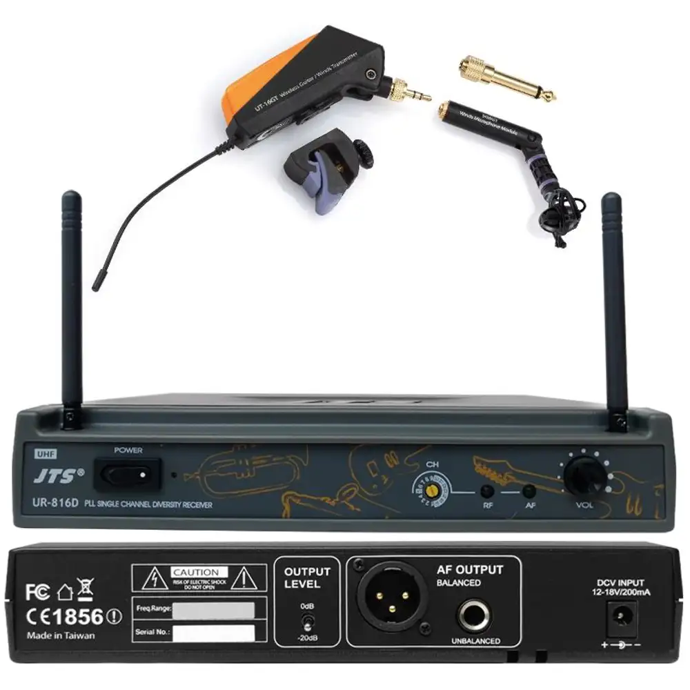 Безжична система за Духови инструменти с Микрофон късо рамо JTS UR-816DSET/1