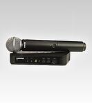 Безжичен микрофон за пеене Shure BLX24E/SM58