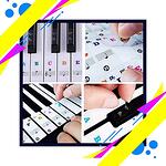 Hobax B-88, Дигитално пиано, Стол, Слушалки, Стикери за клавиши, Покривало, Бял Цвят