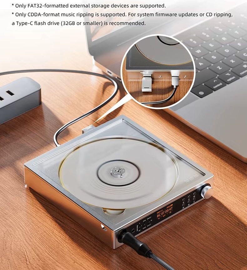 FiiO DM15 R2R Portable CD Player with USB DAC & Bluetooth