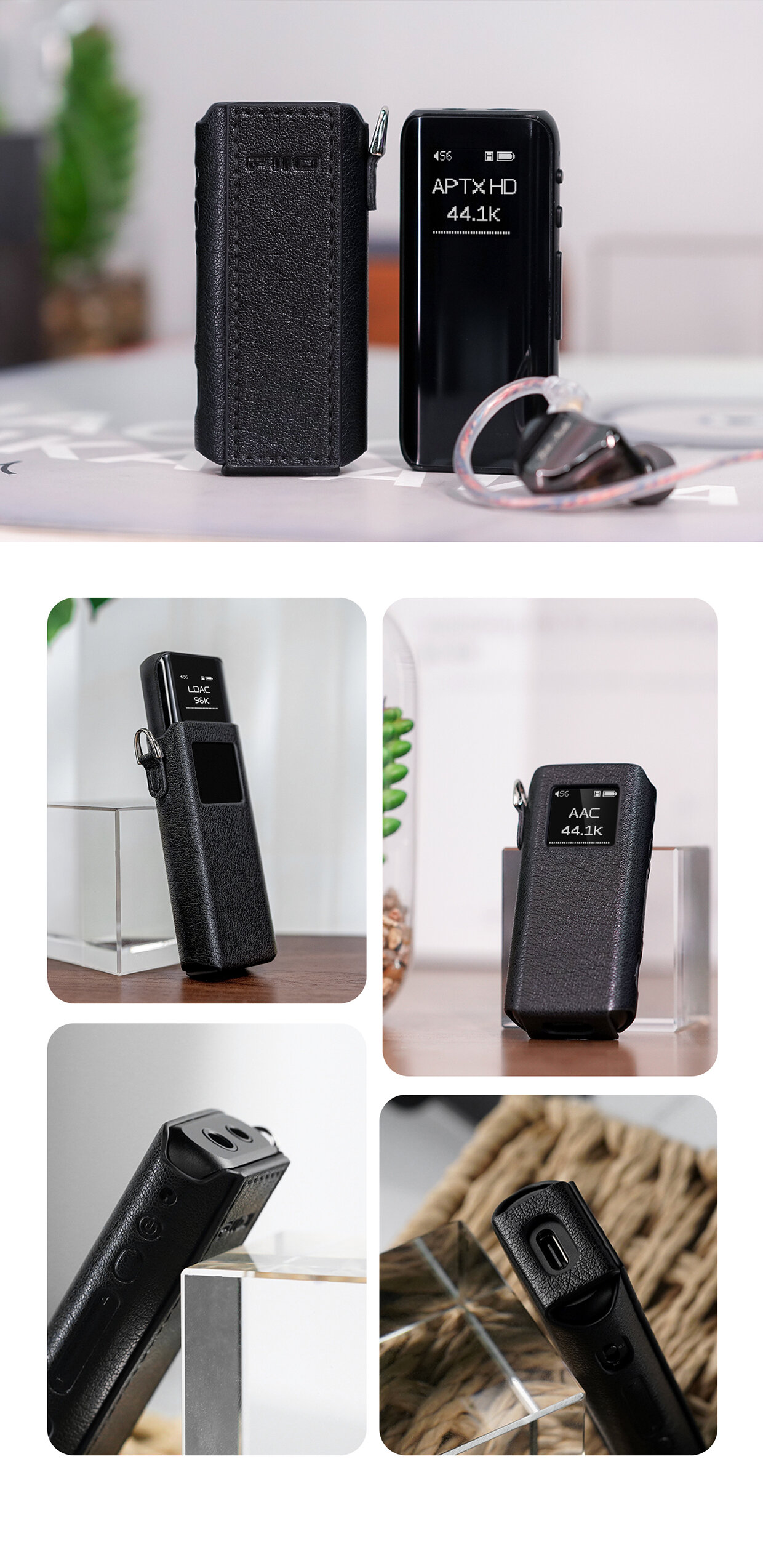 Fiio SK-BTR15 Leather case Designed for BTR15