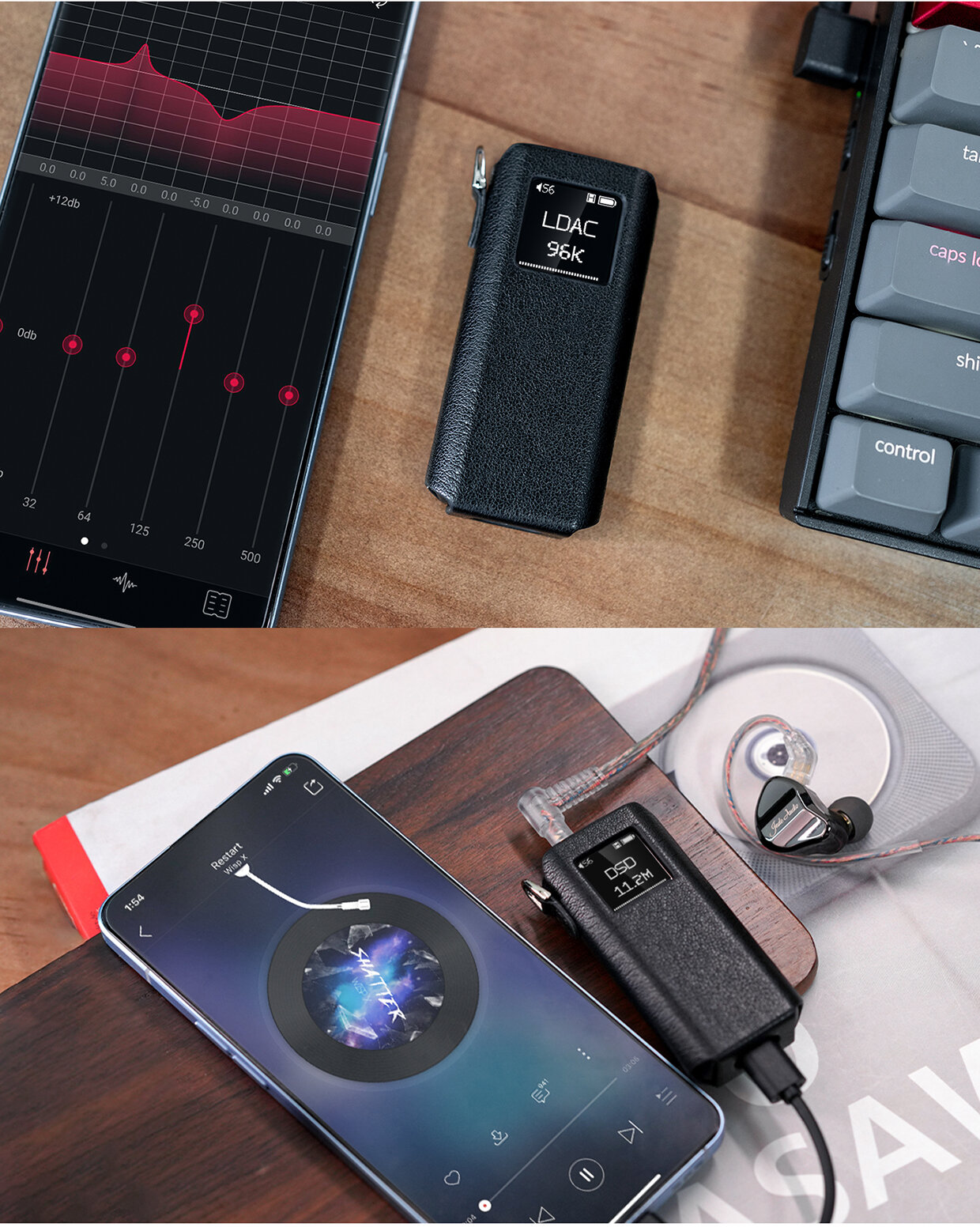 Fiio SK-BTR15 Leather case Designed for BTR15