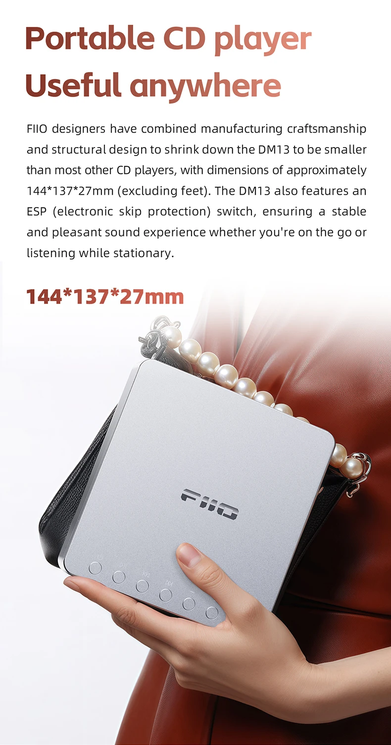 FiiO DM13 portable CD player