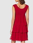Jive Evening Дамска червена M асиметрична шифонова рокля M