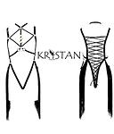 Аксесоар за тяло с ресни KRISTAN Disco