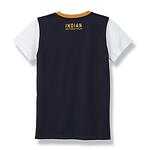 Kid's Mesh Print Logo T-Shirt, Navy