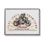 Bike Racing Metal Sign