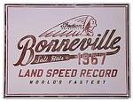 Bonneville Metal Sign