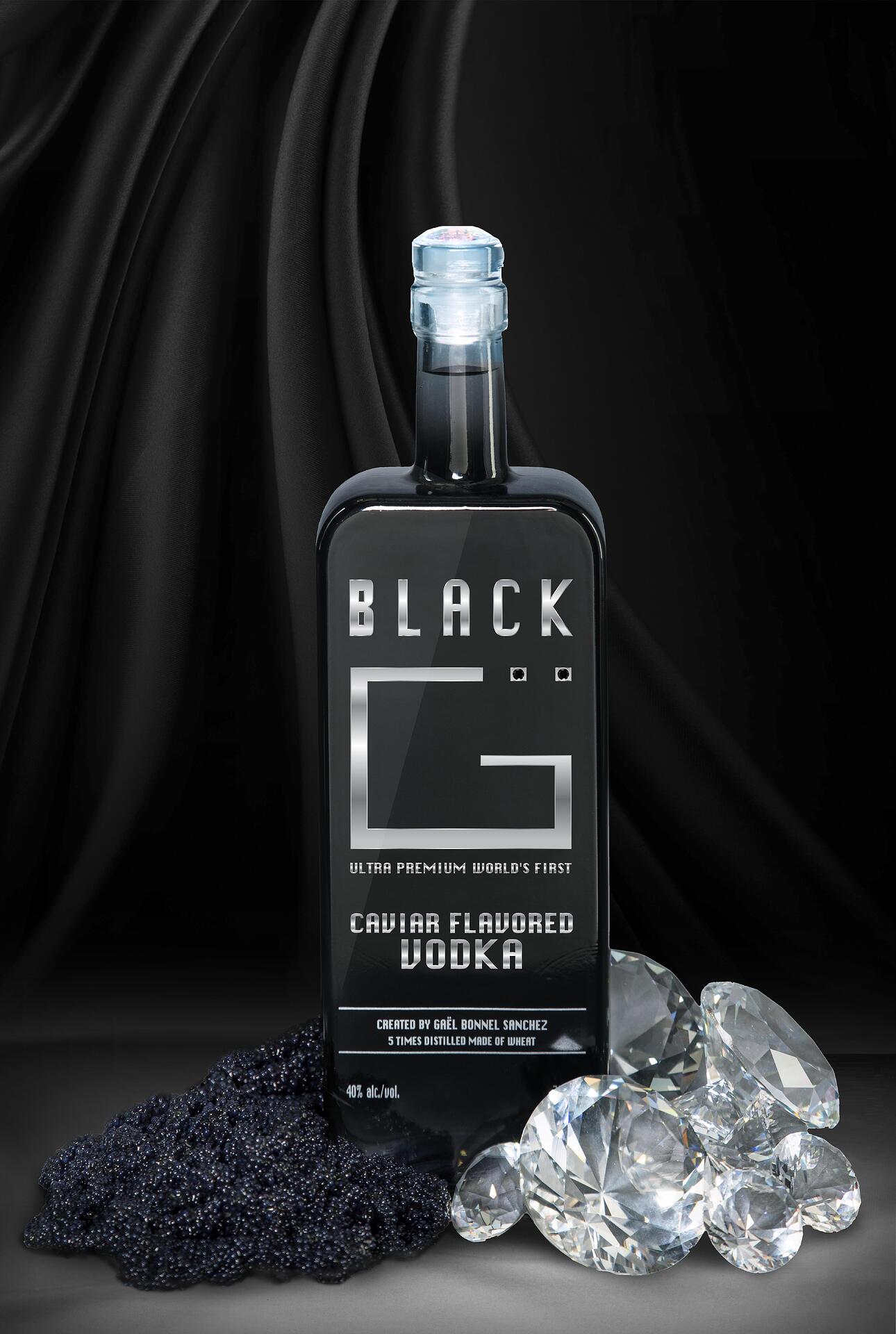 BLACK G VODKA - CAVIAR FLAVOUR - 700ml - 40%