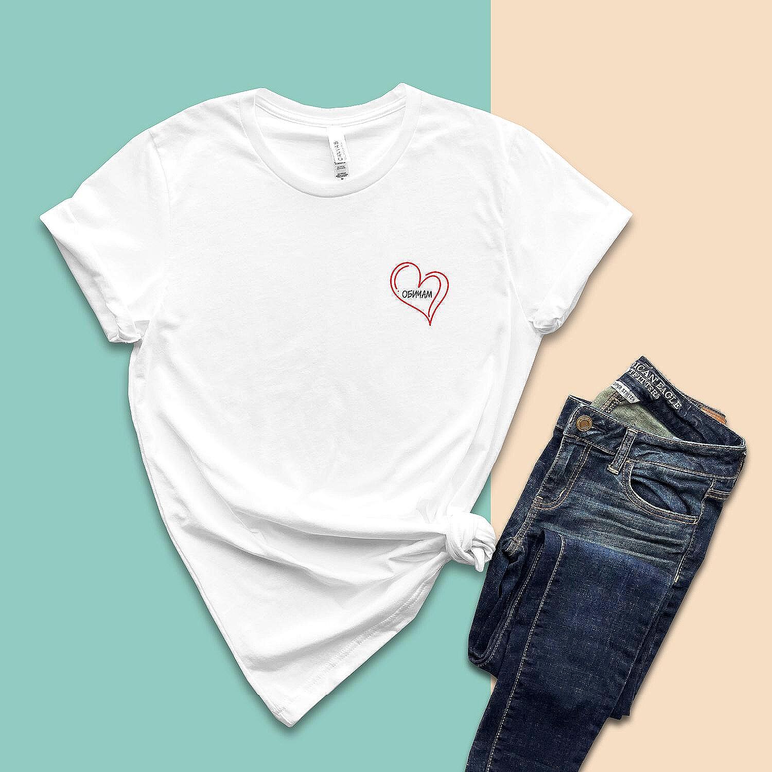 Дамска Тениска „Обичам (в сърце)“