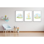 Постери за детска стая – Set Baby Woodland