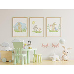 Постери за детска стая – Set Baby Woodland