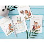 Бебе Фото-Карти / Milestone Cards – Set Baby Fox