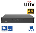 UNIVIEW NVR302-16S 4K 8MP - 16-канален 256Mbps мрежови рекордер
