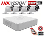Комплект за видеонаблюдение HIKVISION DVR + 4 HD-TVI камери