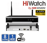 NVR 8 CHANEL HIKVISION DS-7108NI-K1-WM - Wi-Fi / 4Mpx