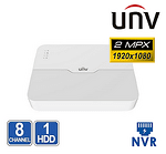 8 Канален мрежов рекордер NVR UNIVIEW NVR301-08LB - 1080P