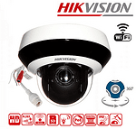IPC - HIKVISION mini PTZ кам. Wi-Fi - 4Mpx, 4X / 16X zoom , обектив 2.8~12 мм